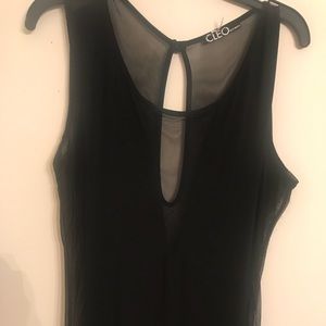 Black sexy night out jumper